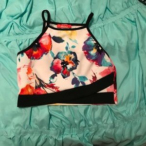 Floral crop top!